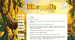 Desktop Screenshot of ekopolis.cz